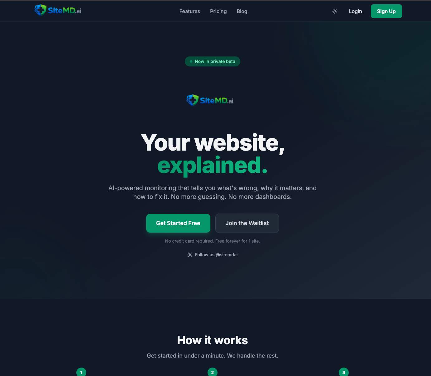 SiteMd | Stellar Launch