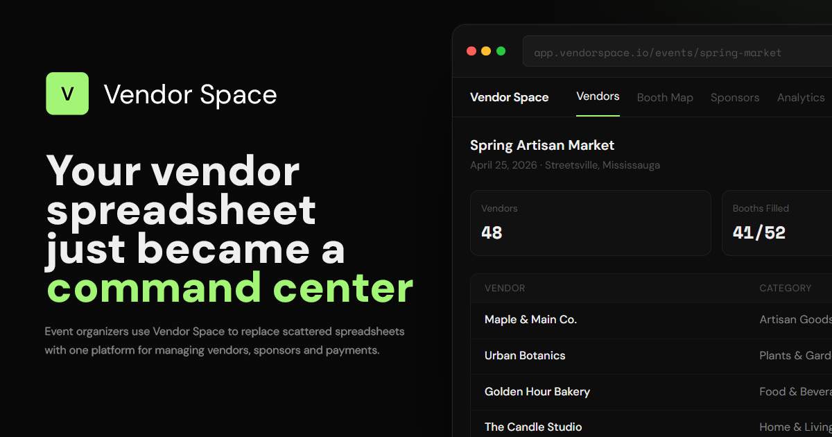 Vendor Space | Stellar Launch