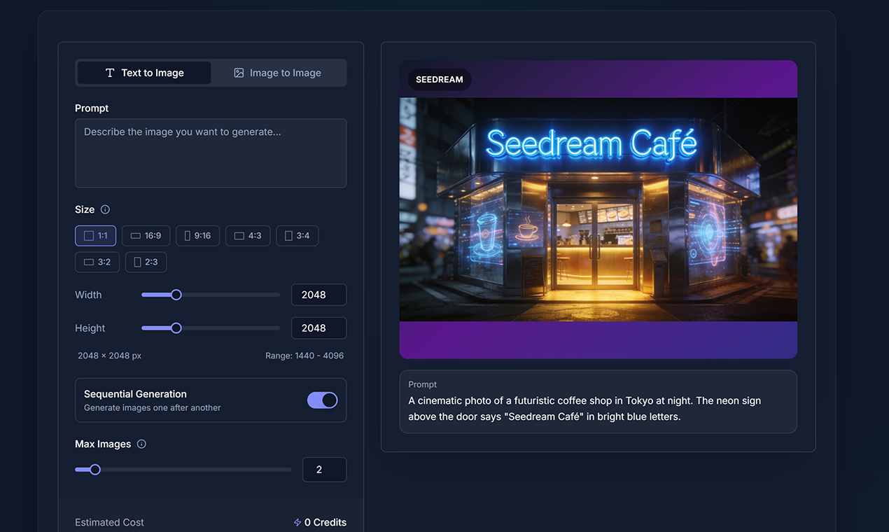 seedream 5.0 AI Image Generator | Stellar Launch