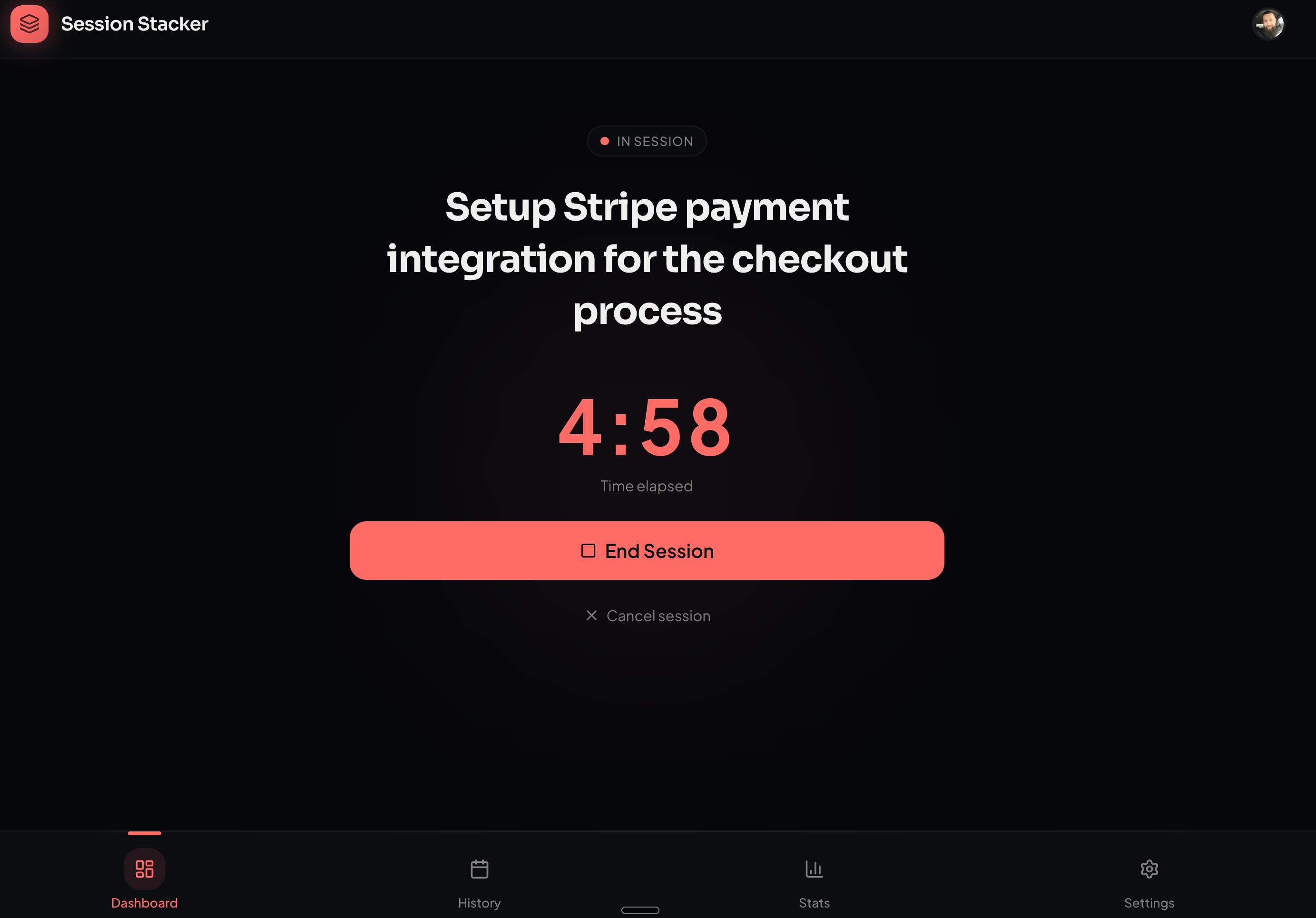 Session Stacker | Stellar Launch