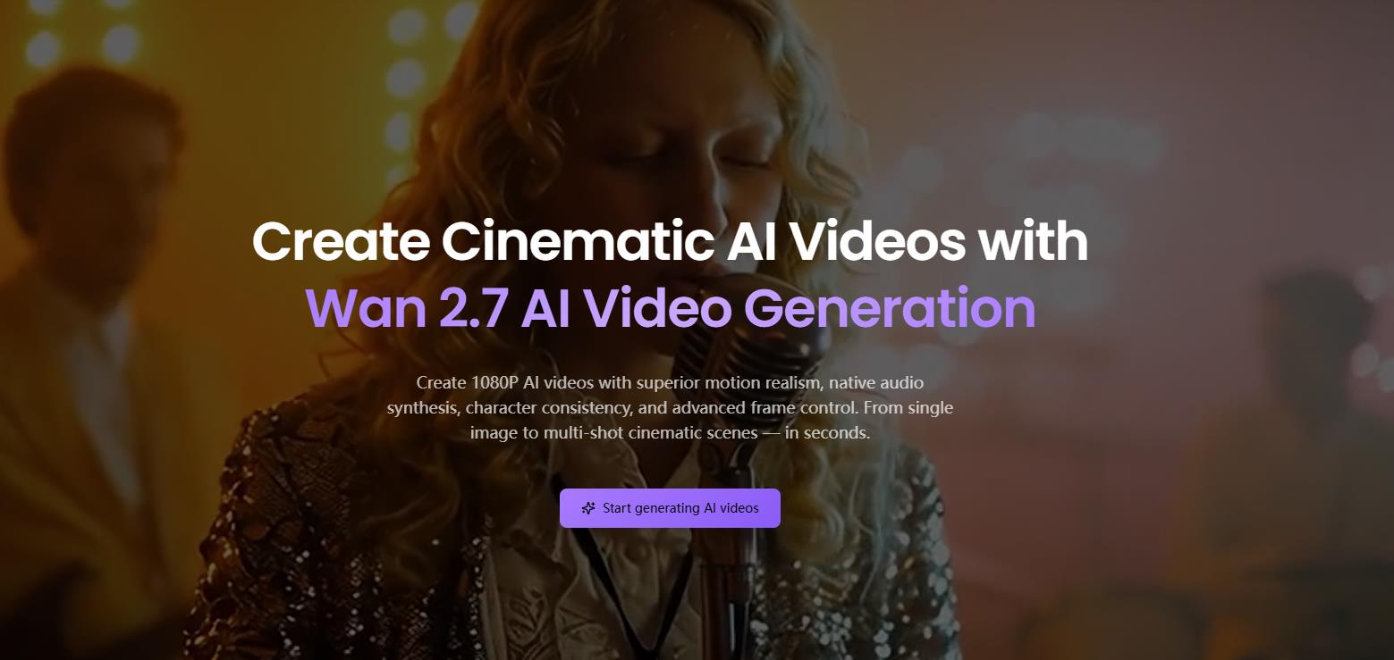Wan 2.7 AI Video Generation | Stellar Launch