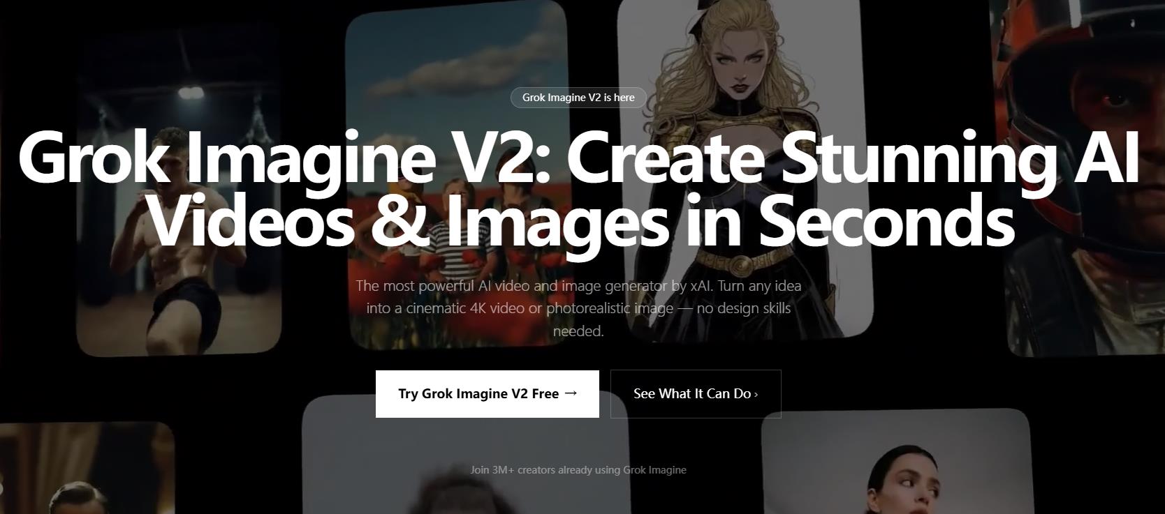 Grok Imagine V2 | Stellar Launch