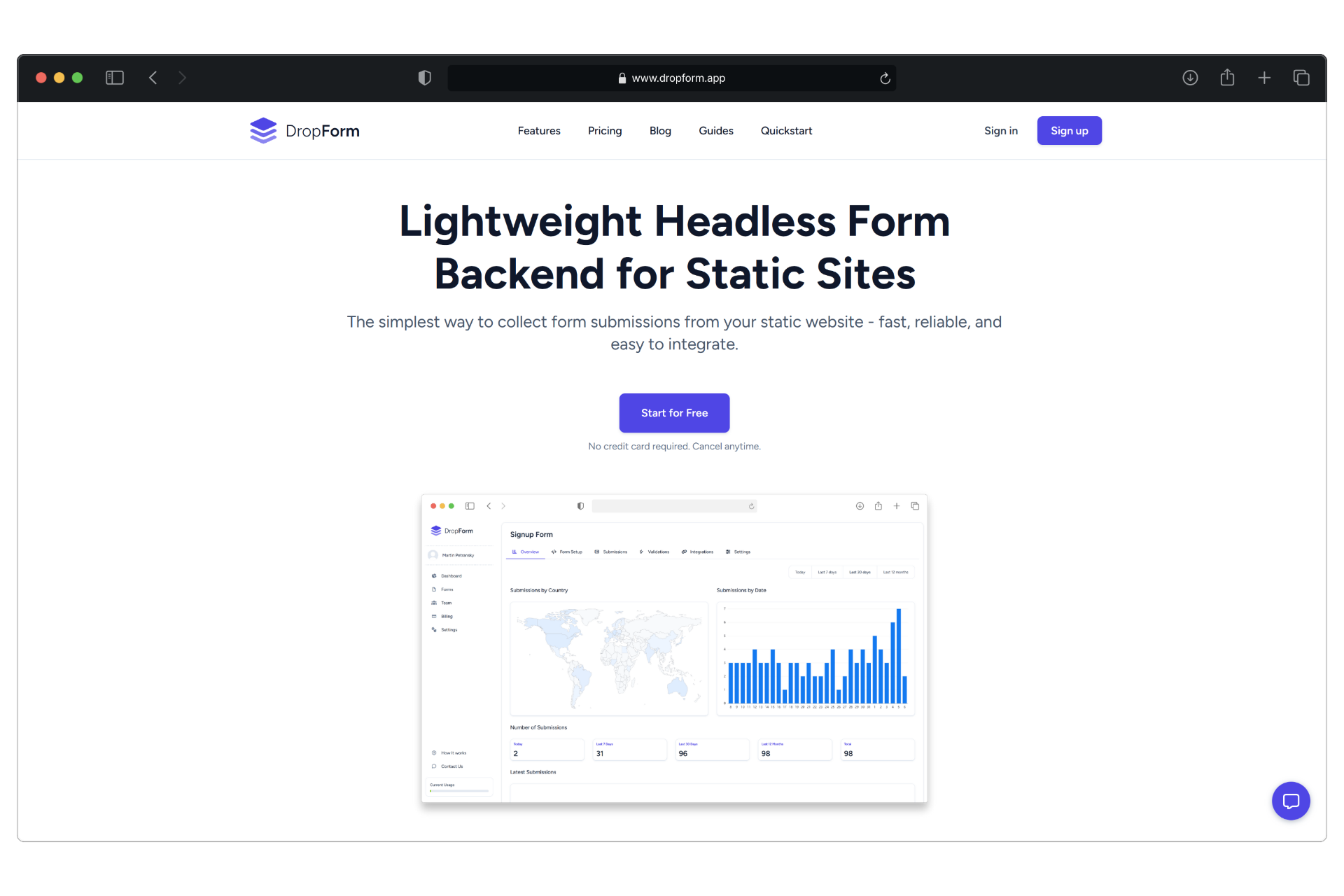 DropForm | Stellar Launch