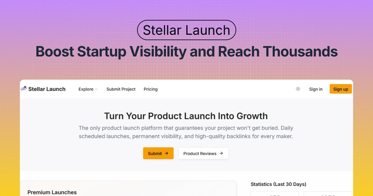 Stellar Launch | Stellar Launch
