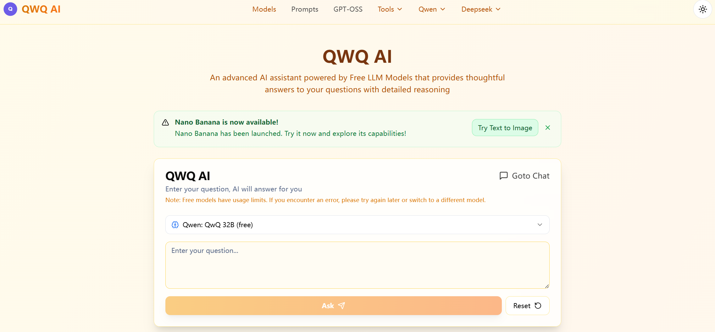 QWQ AI | Stellar Launch