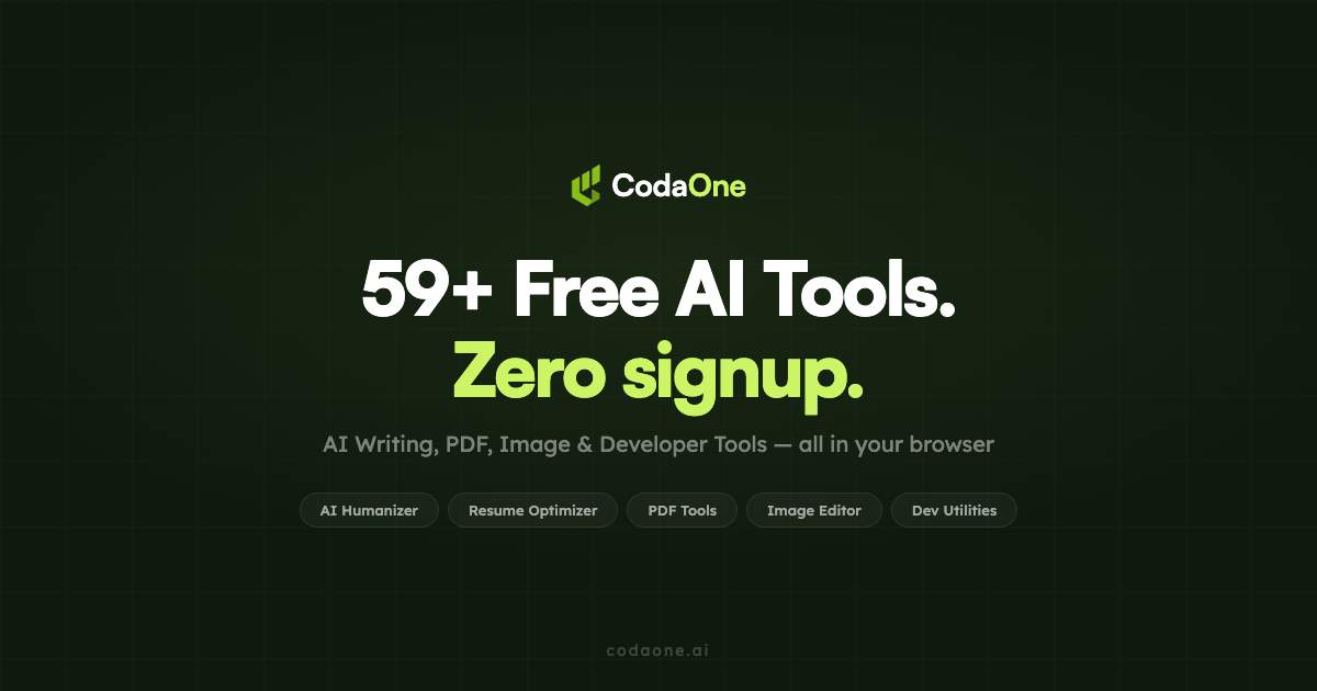CodaOne AI | Stellar Launch