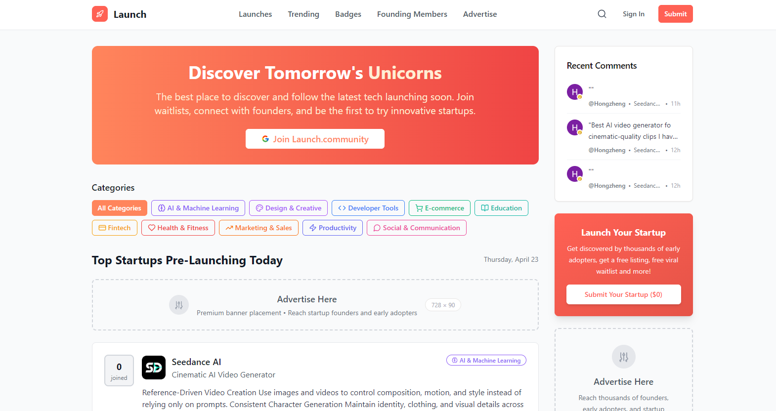 Launch Community | Stellar Launch