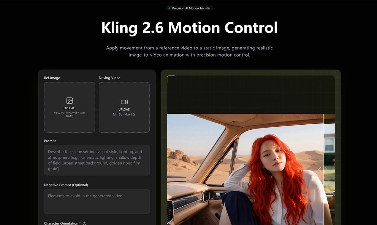 Kling Motion Control | Stellar Launch