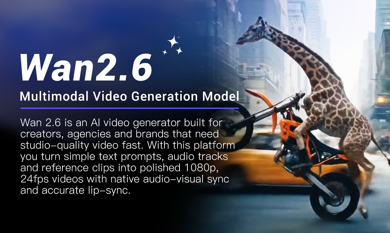 Wan 2.6 Cinematic AI Video | Stellar Launch