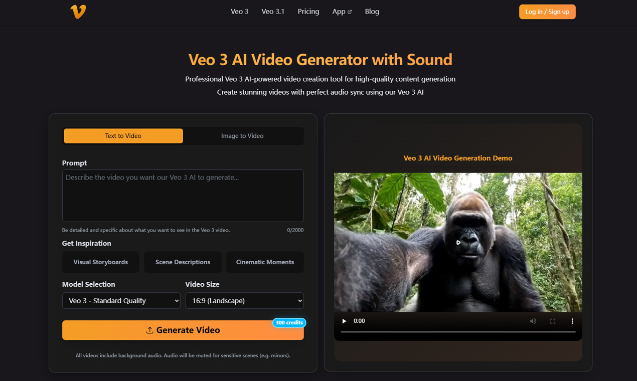 Veo 3 AI Video Generator | Stellar Launch