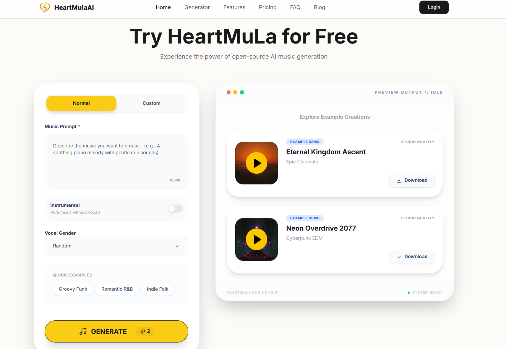 HeartMula AI | Stellar Launch